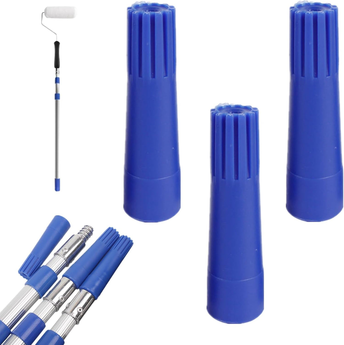 3 Pcs Blue Squeegee Adapter