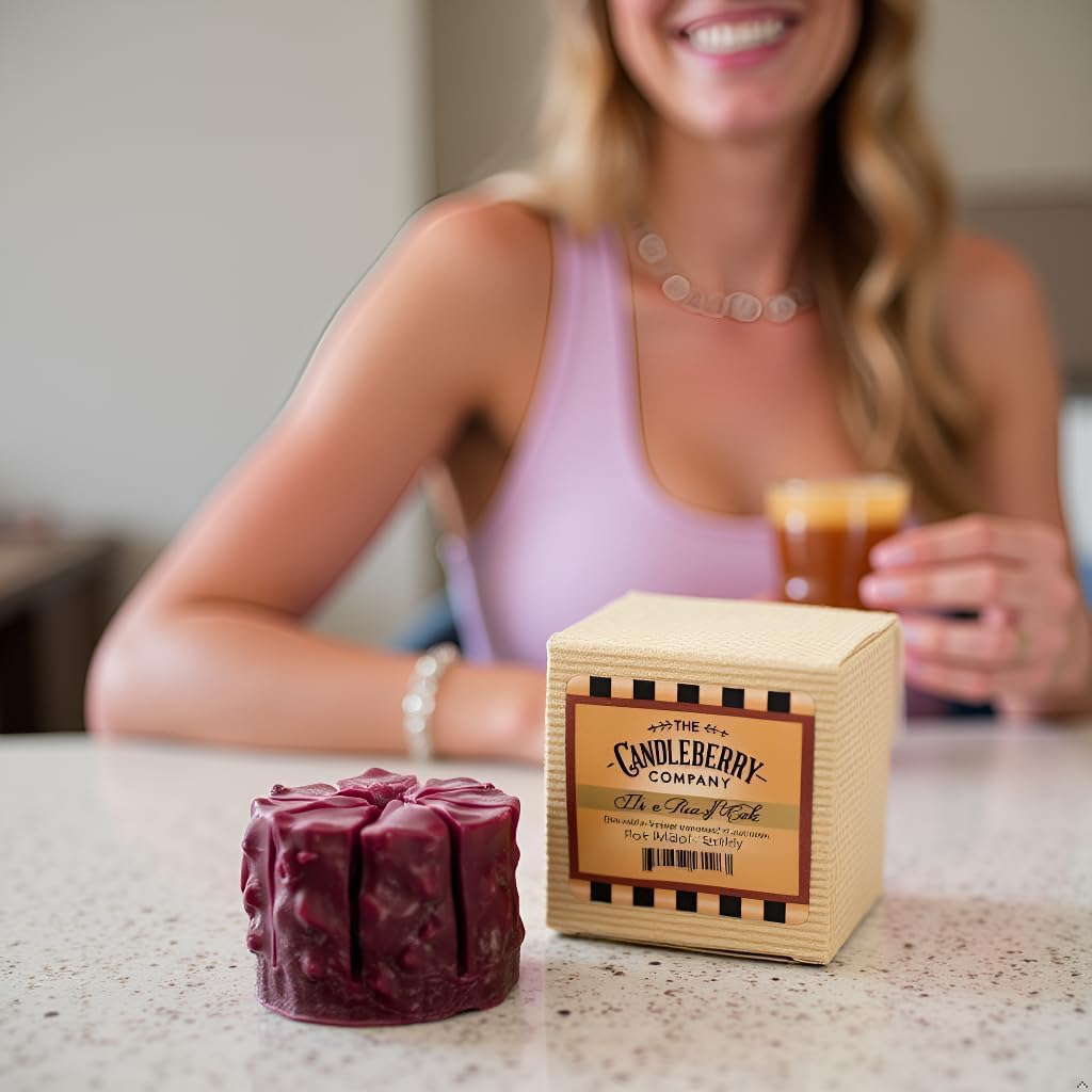 Two Candleberry Hot Maple Toddy Scented Candle Melts | Best Wax Melts for Candle Warmers | Scented Wax Melts | Cake Simmering Tart Melt