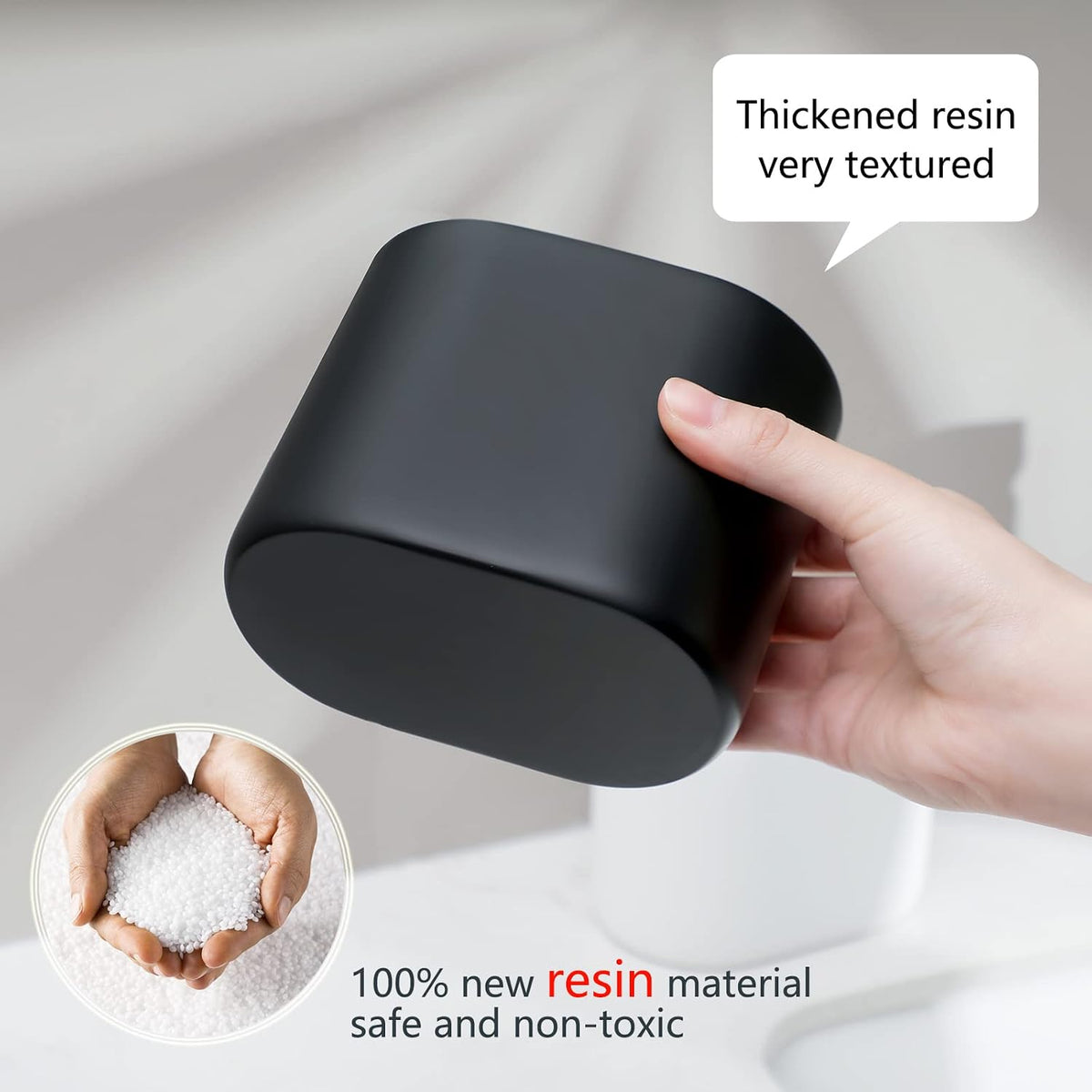 Resin Toothbrush Holders for Bathrooms, Electric Toothbrush Holder, Black