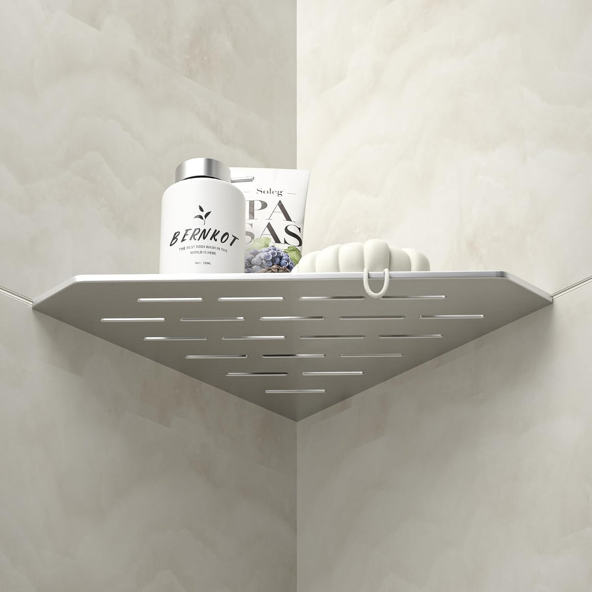 Corner Shower Shelf 10"