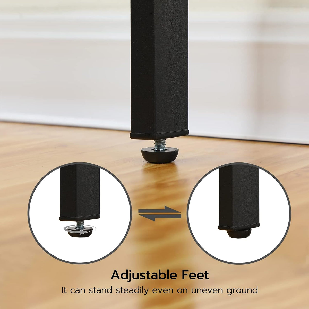 HOOBRO Over The Toilet Storage, 3-Tier Bathroom Organizer Shelf Over Toilet, Freestanding Bathroom Storage Shelves, Space Saver, Easy to Assemble for Room, Rustic Brown and Black BF41TS01