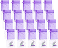 GLADFRESIT 20PCS Lavender Purple Bag Empty Sachets Bag Dried Lavender Flowers Closet Freshener Scents for Drawers Fragrance Purple Sachet