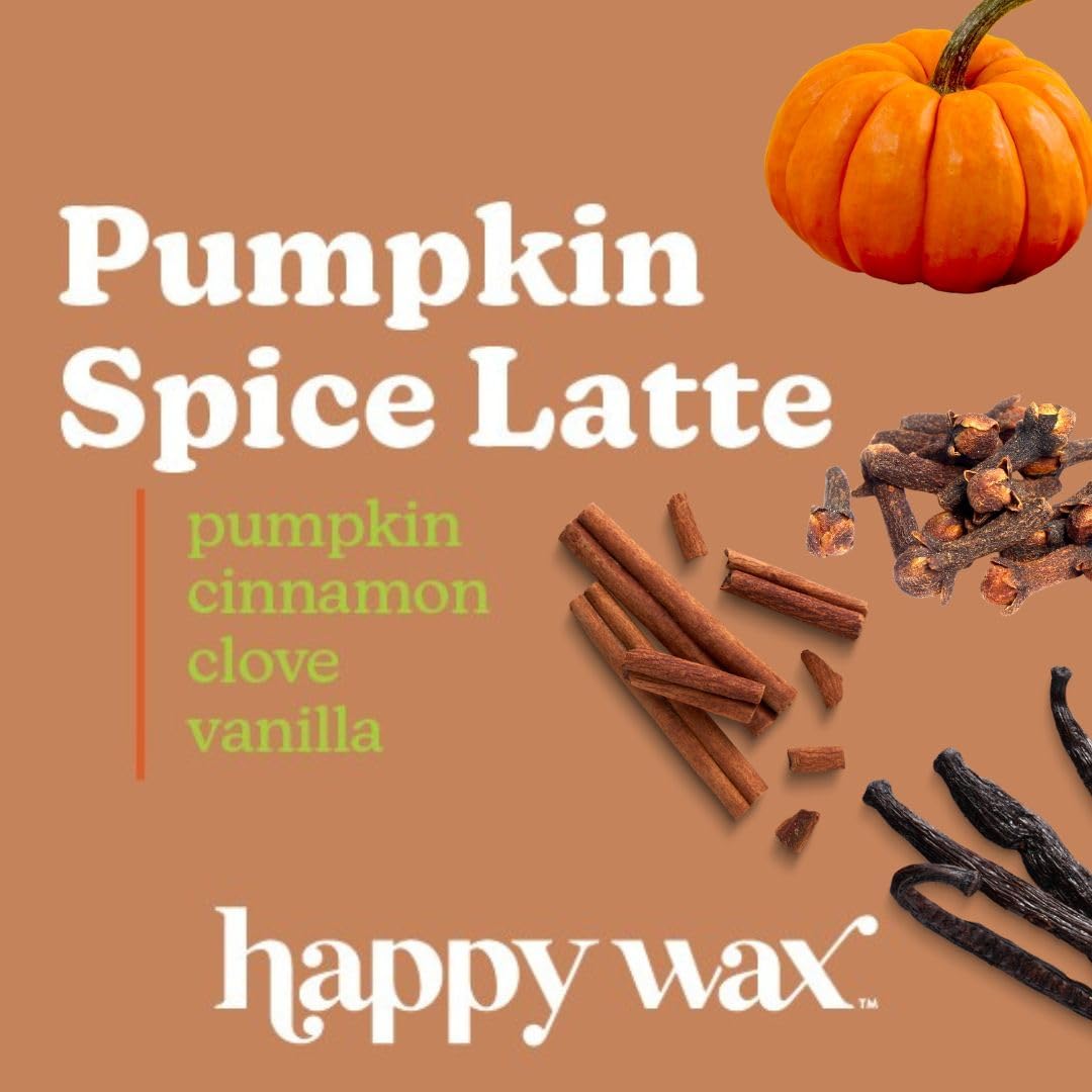 Happy Wax Fall Scented Soy Wax Melts 4oz Pouch - Pumpkin Spice Latte