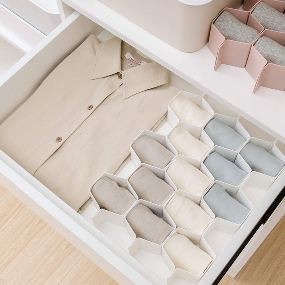 Drawer Divider Organizer Drawer Separator Honeycomb Drawer Divider