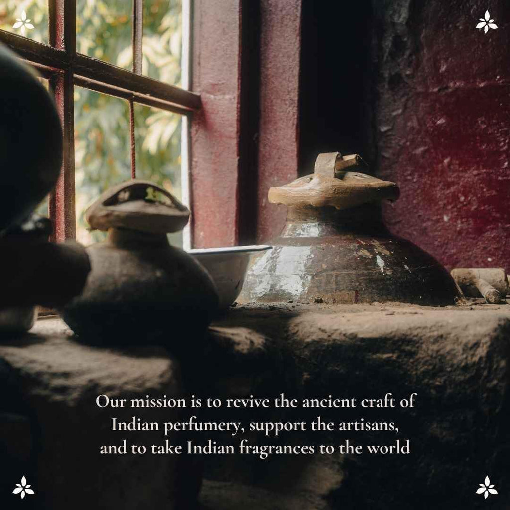 बूँद | Gulabi Dhoop - Pure Indian Rose Incense Cones