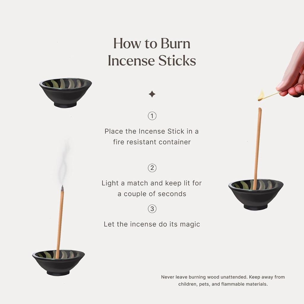 Luna Sundara Palo Santo Hand Rolled Incense Sticks, 6 Count