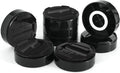 Slipstick Stack-Its 1 Inch Adjustable Bed Risers/Furniture Risers (Set of 8) Lifts Height 1", 2" or 3" – Black Heavy Duty Risers for Desks, Couches, Sofas, Beds, Tables, Dressers, and More