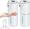 2PCS Automatic Liquid Soap Dispenser Touchless, 6-Level Bathroom