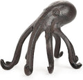 Sungmor Cast Iron Octopus Sculpture, Decor Bookend & Phone Tablet Stand