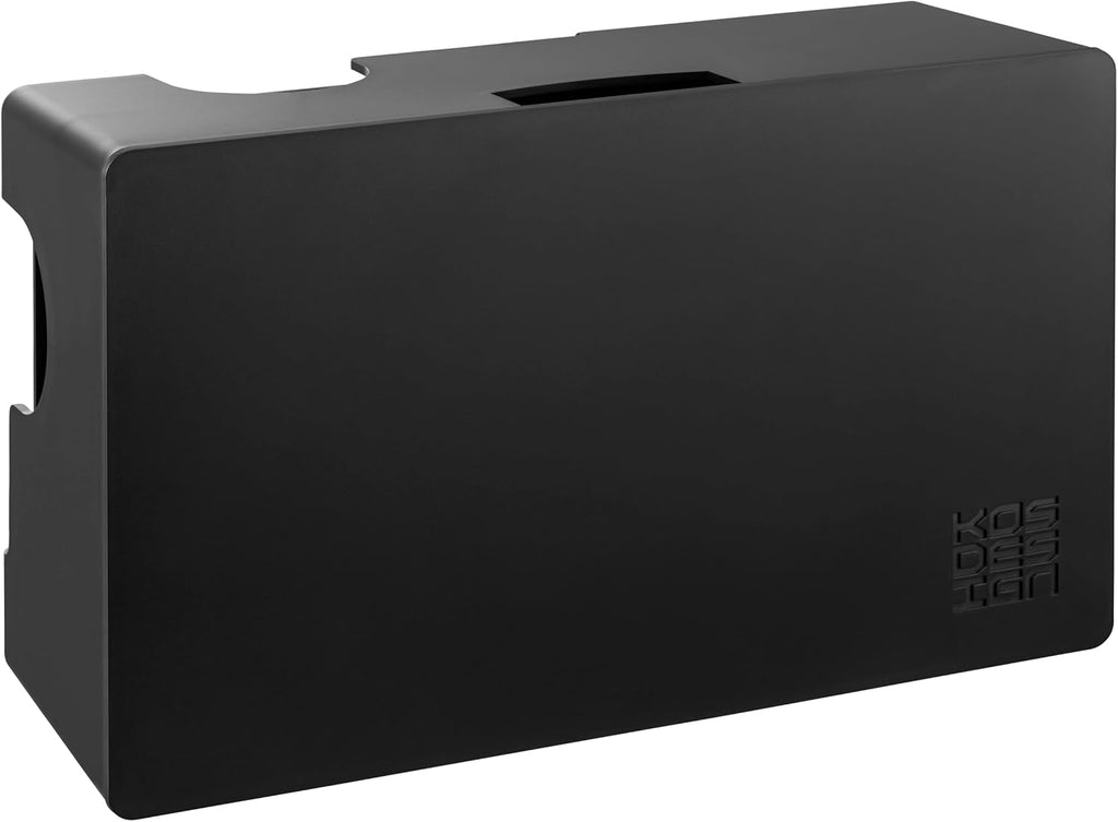 Cable Management Box ABS 12.6x7.9x4.5in, Black, Mounting Kit Included