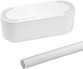 D-Line Small White Cable Management Box and D-Line White Cable Tube Bundle …