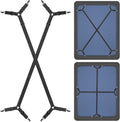 ZHOUBIN Sheet Suspenders Clips, Bed Sheet Straps Mattress Sheet Holders for Twin, Full, Queen, King - Keep Sheets in Place Corner Sheet Grippers Fasteners Sheet Stays