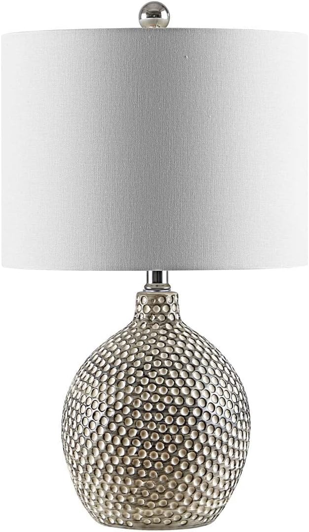SAFAVIEH Lighting Breeda Table Lamp, 21″ Ceramic Ivory TBL4270A