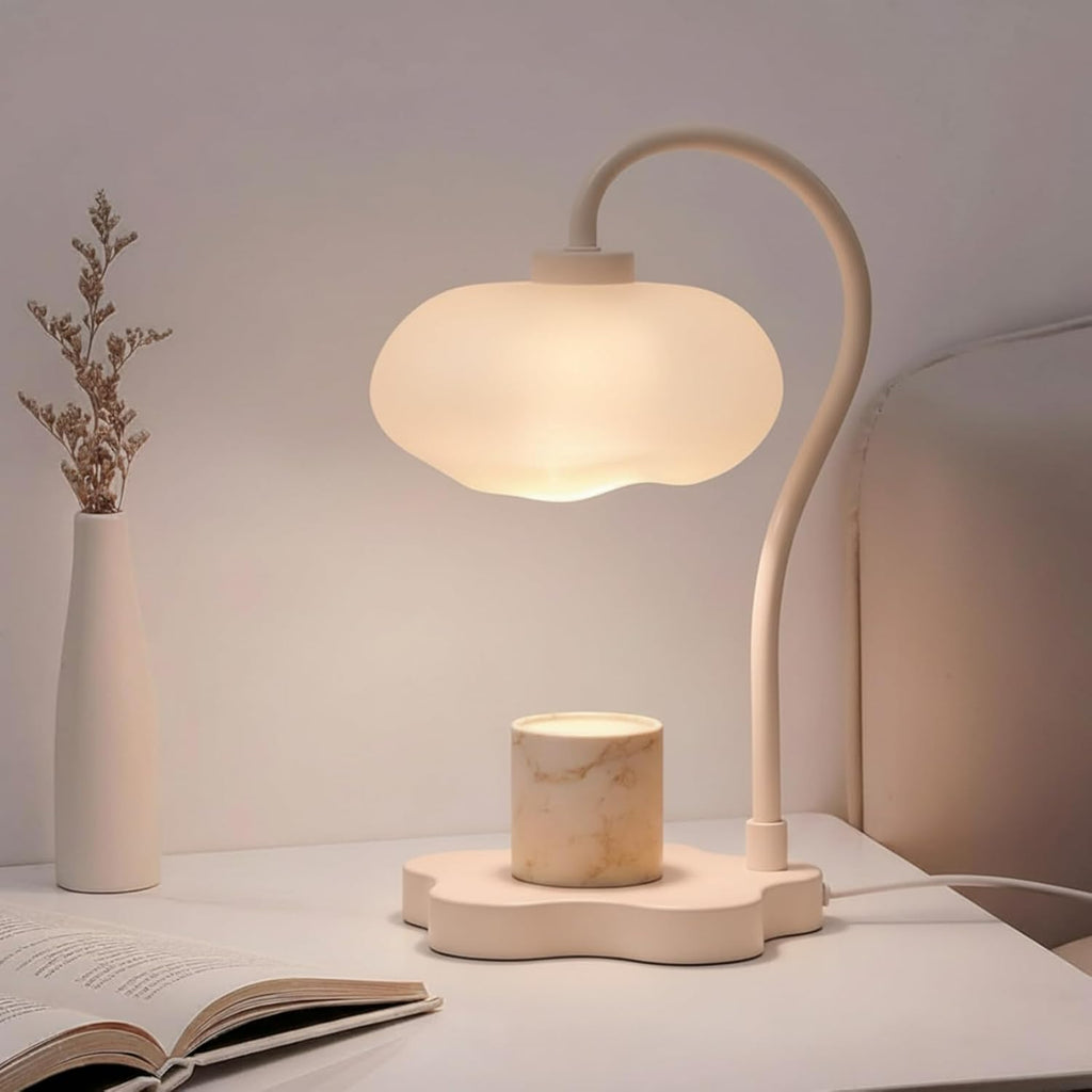Glooglitter Cloud Candle Warmer Lamp with Timer Dimmer