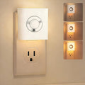 2 Pack LED Night Lights Plug Into Wall,4000K Soft White 0.7W Motion Sensor Night Light,LED Night Light for Bathroom, Adult, Hallway