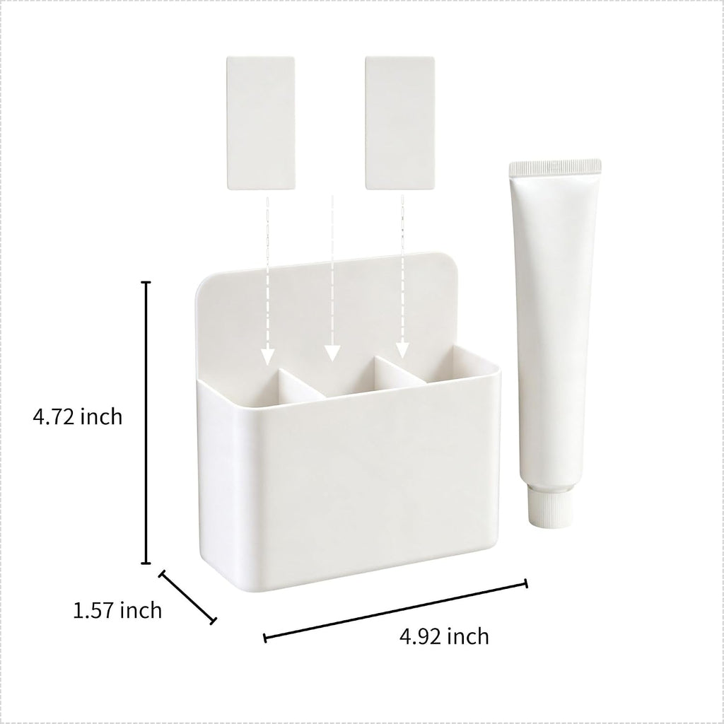 Magnetic Toothbrush Holder for Cruise Essentials 2026, Magnet Wall Mounted Organizer for Small Spaces Cruise Cabins Bathroom，Alaska/Caribbean Cruise Ship Travel Must Haves