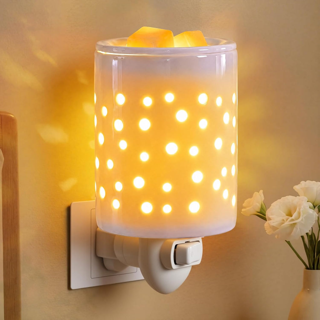 Bobolyn Plug in Wax Warmer Burner Electric Outlet Wall Plug-in Electric Wax Melt Warmer for Scented Melts Essential Oil Home Decor Gifts for Women