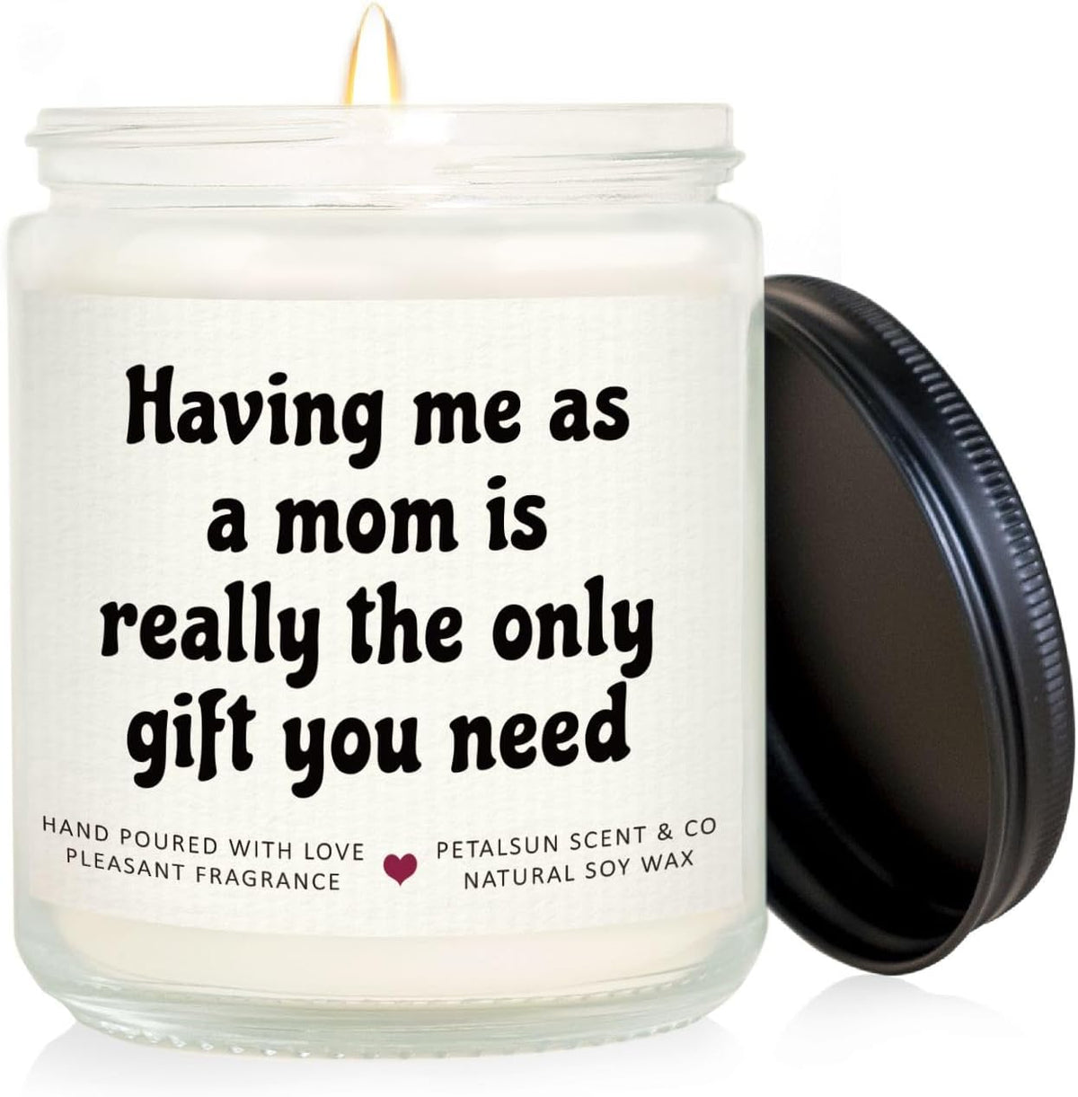 Petalsun Daughter Gifts from Mom, Lavender Scented Soy Wax Candle