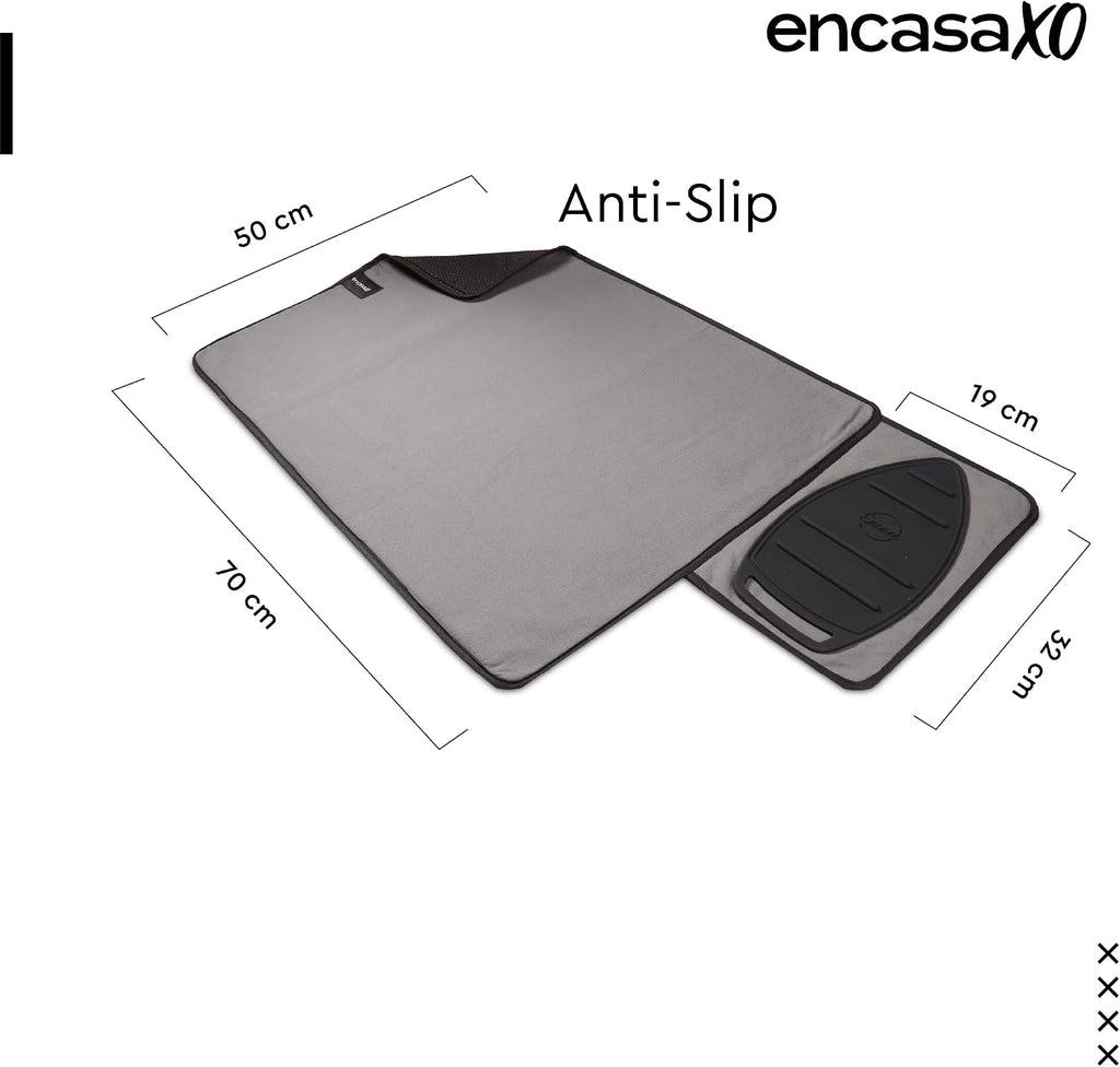 Encasa XO Ironing Mat for Table Top, Anti-Slip, Heat Resistant, Small