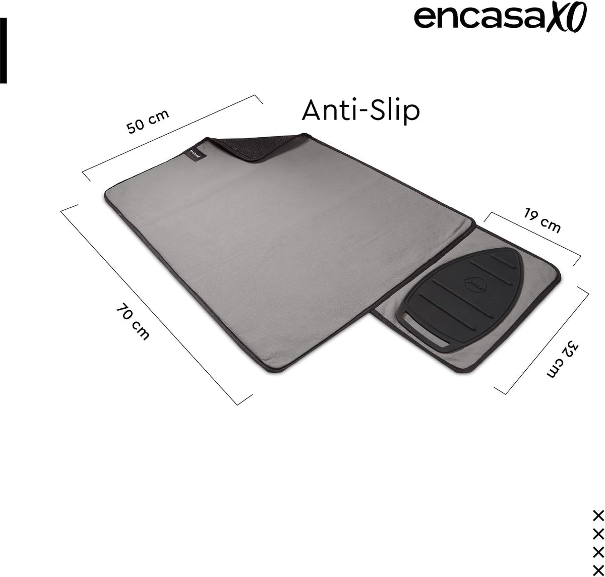 Encasa XO Ironing Mat for Table Top, Anti-Slip, Heat Resistant, Small