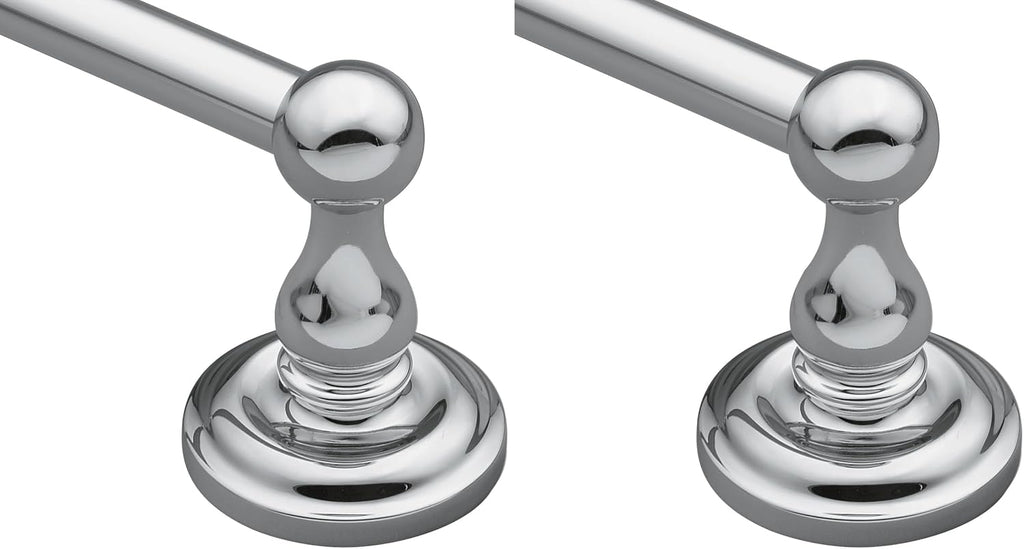Moen BP6918CH Madison 18-Inch Towel Bar, Chrome (Pack of 2)