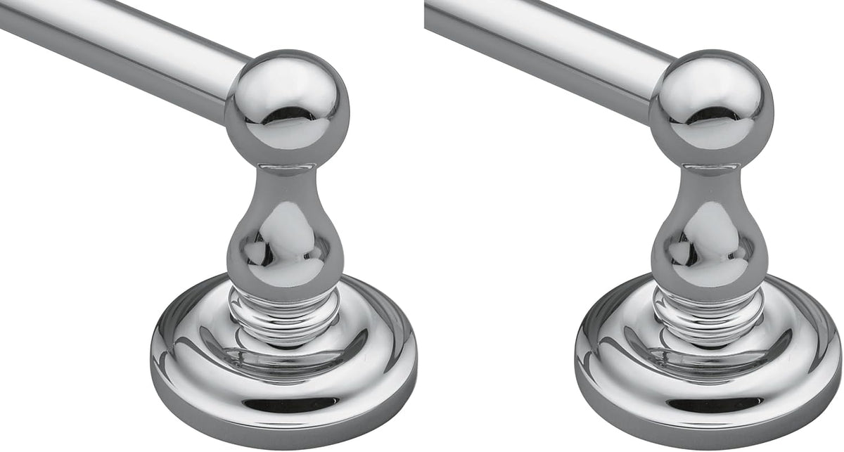 Moen BP6918CH Madison 18-Inch Towel Bar, Chrome (Pack of 2)