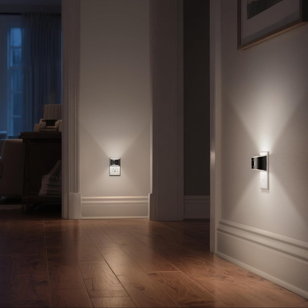 DORESshop Motion Sensor Night Light, Night Lights Plug into Wall, 5000K