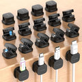 Rocoren 18‑Pack Magnetic 1s‑Lock Adhesive Cable Clips Cord Organizer
