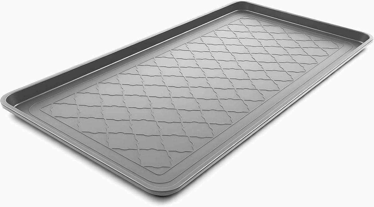 Geelin 1 Pack 40"x20" Extra Large Boot Tray, Long Shoe Mats, Gray