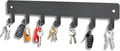 1 Pack Key Holder for Wall Adhesive Wall Mount Adhesive,Key Hooks with 7 Hooks Key Holder Wall Mount for Corridor for Living Room Kitchen Bathroom Decor, No Drilling Required(Grey), Gray