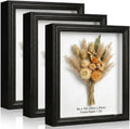 3 Pcs 8x10 Shadow Box Frame with Shatter-Resistant Glass - 1.2" Deep