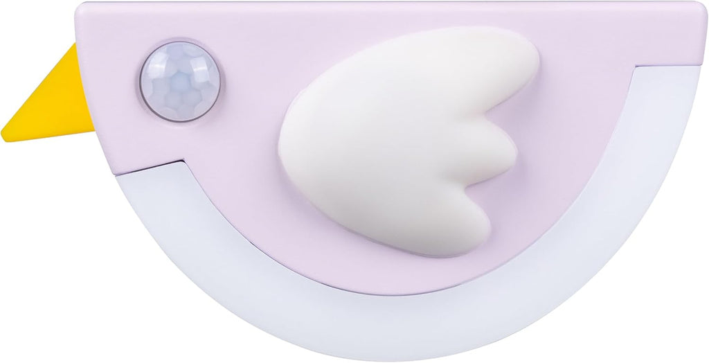 BrightBird Portable and Rechargeable LED Sensor Night Light, Purple