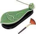 9.8" Lotus Incense Holder with Large Ash Catcher for Sticks