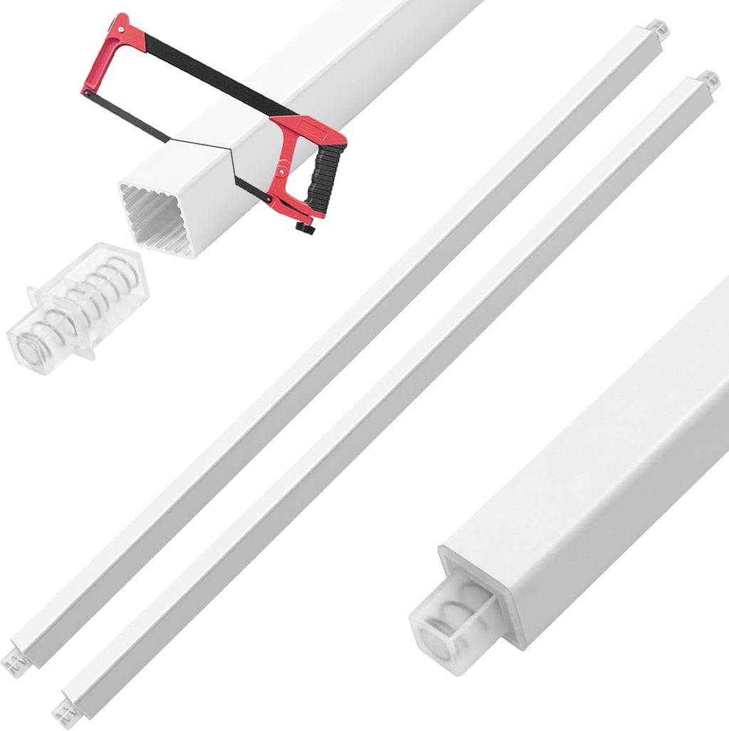 2 Pack 24 Inch Towel Bar Replacement Rod for Square Ceramic Holders