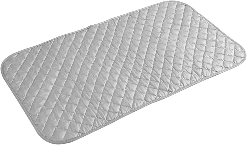 Portable Ironing Mat, Heat Resistant & Foldable Ironing Pad for Any Table Top Travel Iron Board Replacement with Non Slip Backing (18” x 32”)