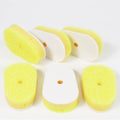6 Pack Dish Wand Compatible with Scrub Daddy, Non-Scratch Rich Foam Sponges