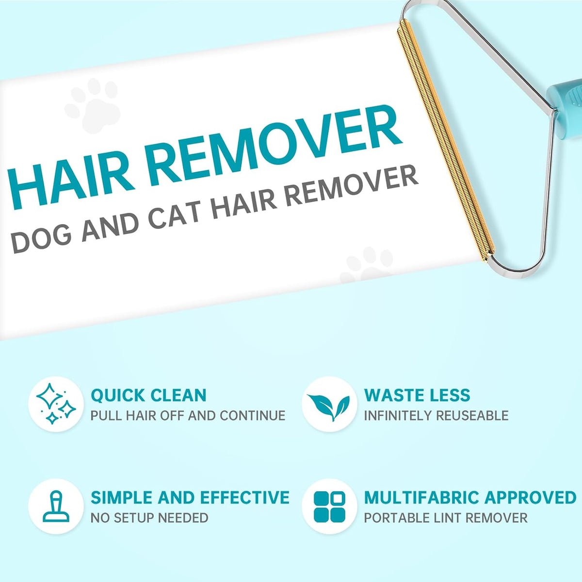Pet Hair Remover, Dog Cat Carpet Rake, Lint Remover Shaver for Sofas-2pack