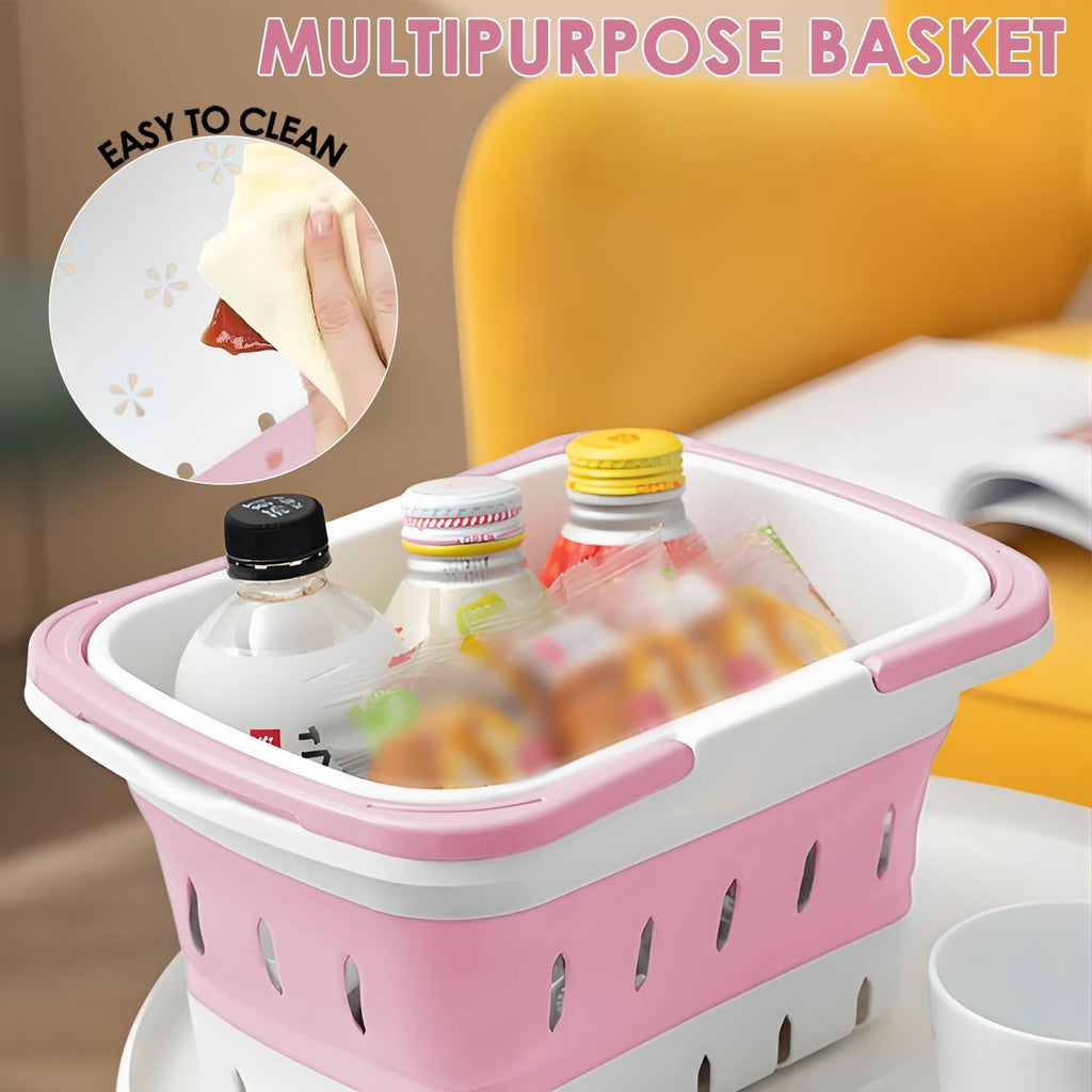 Fammart Plastic Shower Caddy Portable, Bath Basket Cleaning Caddy w/Handle
