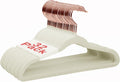 Baby Velvet Hangers Non-Slip Space Saving Swivel Hook 32 Pack Cream