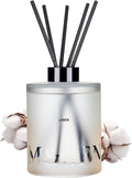 M&SENSE Reed Diffuser Set, Linen, 17 oz Natural Essential Oil