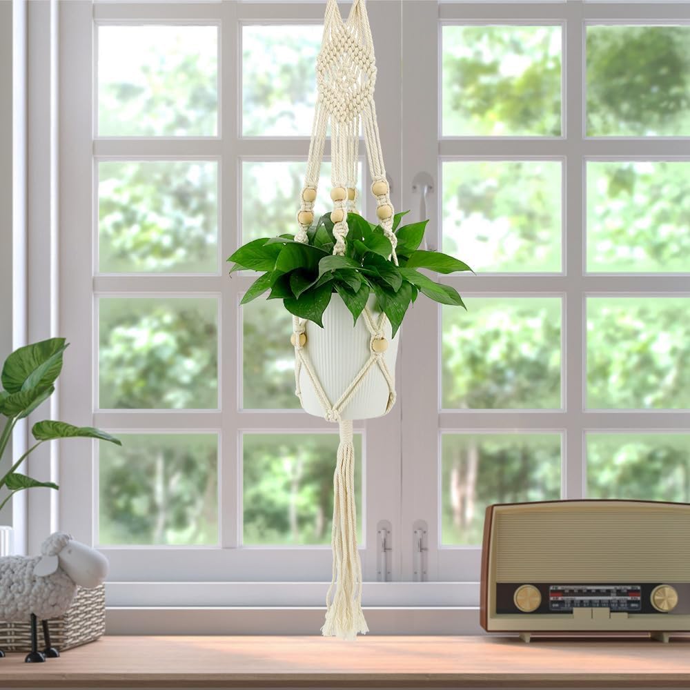 Hanging Planter For Indoor Plants,Macrame Plant Hanger,2Pcs Plant Hanger,Hanging Plant Holder,Plant Hangers,Plant Holder,Plant Hangers Indoor,Macrame Plant Hangers Indoor,Plant Hangers Indoor Macrame