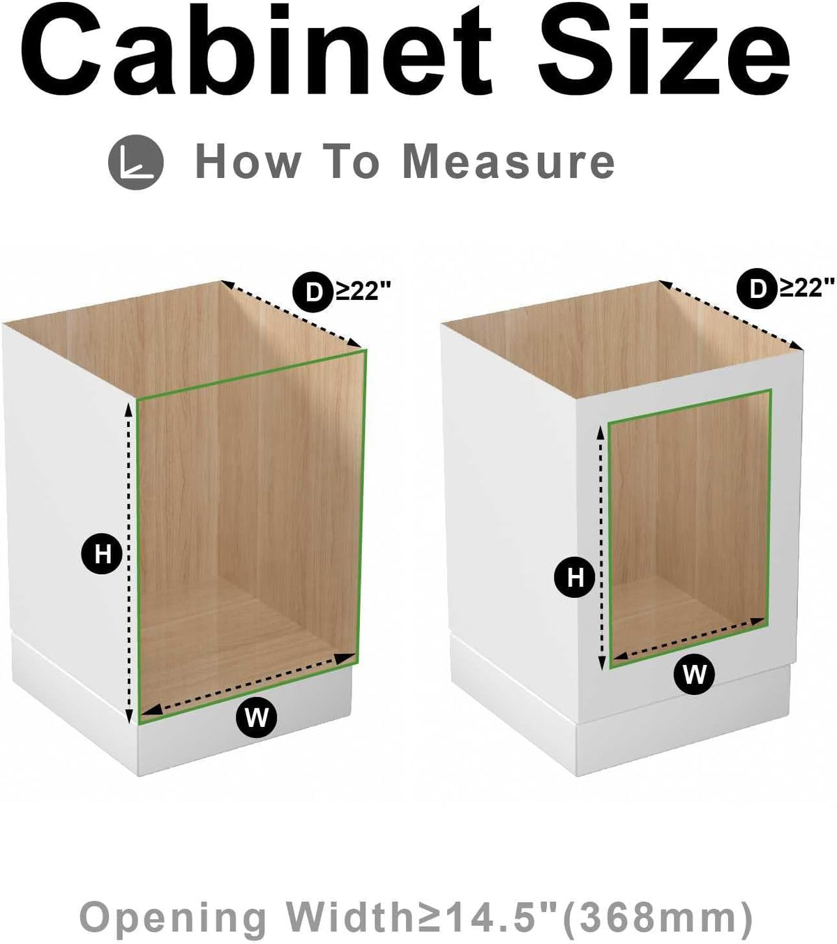 Pull Out Cabinet Organizer, (14½"W x 20" D) Soft Close Slide Out Drawer, 1 Tier Pull Out Cabient Shelf for Kitchen Base Cabinet Under Sink Space, Pantry Organization, Bathroom, Wire Basket
