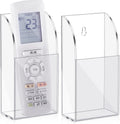 TaoBary 2 Pack Wall Remote Control Holder, Clear Acrylic Organizer null
