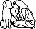 DICYWUDI Metal 12.8 * 10.6 inch Memory Gifts for Pet Lovers Wall Decor - Love My Black Dog Wall Art for or Indoor Kitchen Bathroom Bedroom