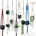8-Pack Boho Plant Hanger, Macrame Pot Holder,Hanging Planter/Indoor/Balcony/Window Decoration Length 39" (Not Pot and Plant Included)