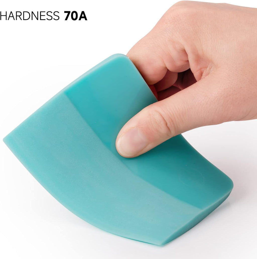 FOSHIO PPF Squeegee for Vinyl, 3 in 1 Different Hardness Medium Size Anti-Scratch TPU Rubber Window Tint Squeegee for Paint Protection Film, Car Window Tinting