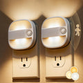 L LOHAS LED Motion Sensor Night Light, Plug in Night Light, 3CCT 2 Pack