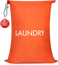 Travel Laundry Bag with Zipper, Nylon Lightweight Dirty Clothes Organizer