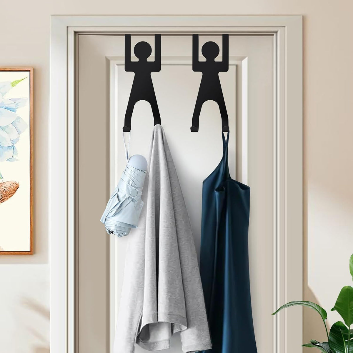 Door Hooks, Over The Door Towel Hook Door Hooks for Hanging Clothes