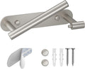 BESy Toilet Paper Holder, Bathroom Tissue Holder Wall Mount Brushed Nickel